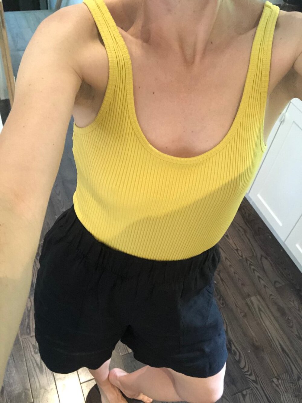 🌼 Wilfred Free Ribbed Bodysuit | Golden Yellow | Size Large 🌼